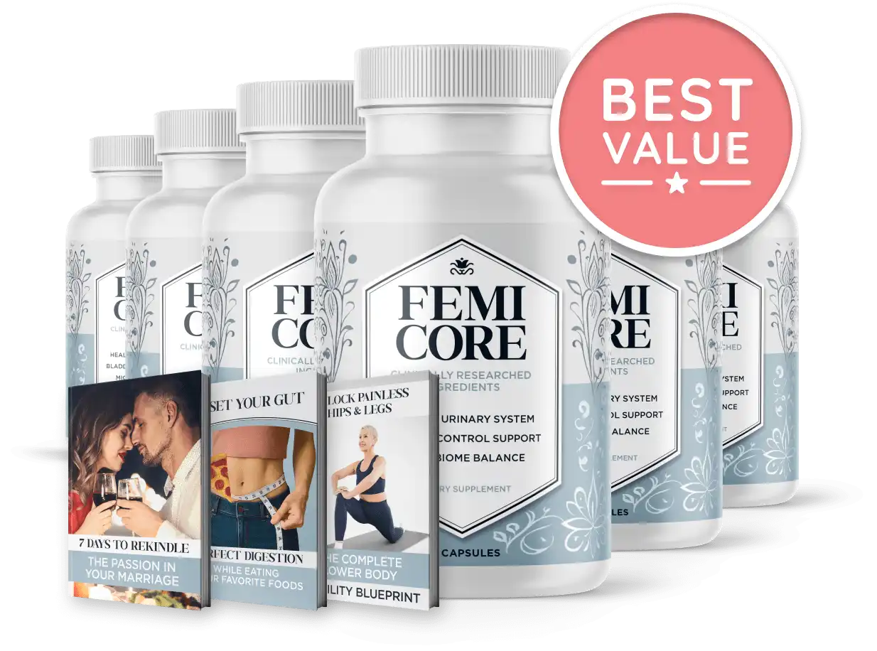 FemiCore Official 6 bottles - Best Value